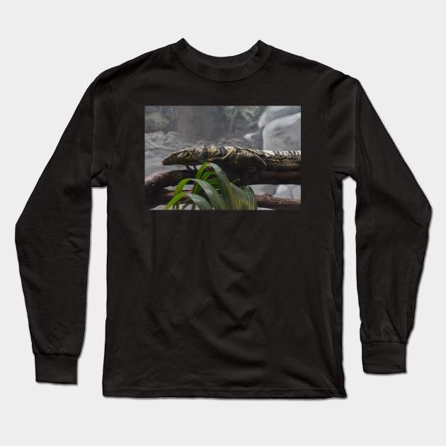 Monitor Lizard Long Sleeve T-Shirt by MarieDarcy